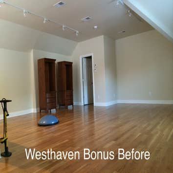 Bonus room before renovation.
