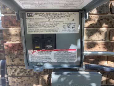 Photos by Lmlk Inc #4 Electrical installation completed for a hot tub connection at a residential property. Approximately 70 feet of conduit was instal