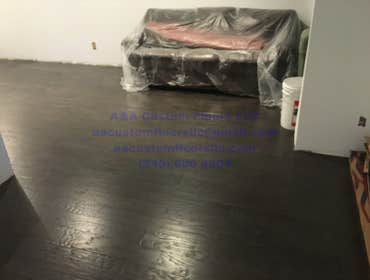 Install engineer wood in the basement at Centerway, Gaithersburg, MD