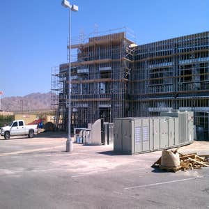 Joshua Tree County Building Large commercial project with 2-40 ton air handlers, 5-split systems,1-Raypack boiler, 46 hot water VAV boxes and...