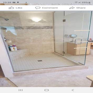 Photos by Qac Construction #1 Install mudd pan &corner seat for tiling,tile shower floor&walls,install claw foot tub,bathroom floor tile with schuter f