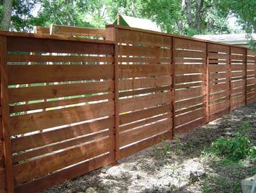 Horizontal Cedar Spacing