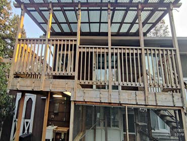 Saul's Quality Painting LLC Project #1 Initially Just a repainting of the home, later the client asked to add the painting of the deck to the job agree