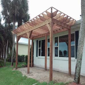 cedar pergola