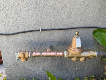 Water Pressure Regulator Installation