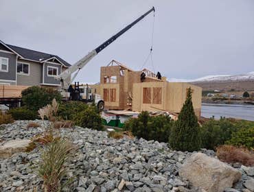 Orondo, WA - Lakehouse Addition Adding 4200 Sq Ft addition to existing 1400 sq ft home above 3 car garage in Orondo, WA