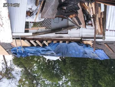 Photos by Dallas General Contractor #4 Residence had a fire in a tool storage room.
we performed fire damage removal. replaced studs, plates, joists an