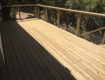 Decking w/ Feeny cable railing