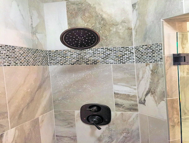 Bathroom Remodeling by Beach Remodeling HHI Bathroom remodel in Sea Pines with custom showers, tile, vanities, fixtures, lighting by Beach Remodeling H