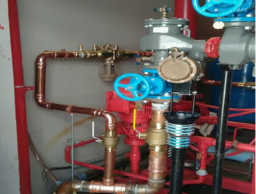 Commercial valve installation