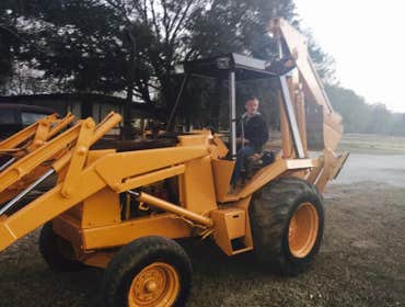 art jr on backhoe