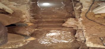 Remodeling Busted concrete in order to replace all cast iron sewer pipe which the bottom had rotten out. Replaced all pipe under slab for two one bath