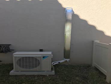 Photos from Comfort Zone Air Conditioning AH Corp Air Conditioning installation of Goodman Heat pump systems & mini split system, including new copper 