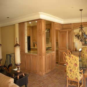 T L Renovations Kitchen upgrade Refinished all the woodwork throughout entire house, we put in new tile and countertops removed drop down ceiling...