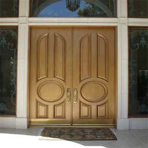 Gold Patina Wood Door Finish
