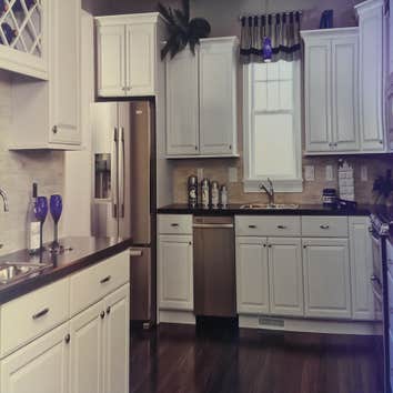 All White & Stainles Kitchen