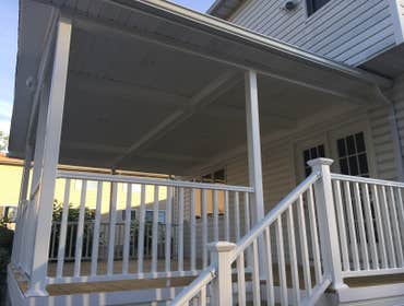 Deck with roof - after