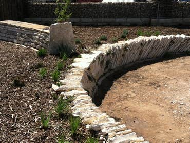 Dry Stone Walling project of Borrowed Ground Each dry stone walling project is built by professional dry stone masons. We specialize in building high q