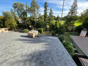Davis Re-Roof Remove old asphalt roofing , replace dry rot and install new asphalt shingles.