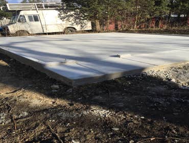 Downers Grove Project Installed concrete pad for garage