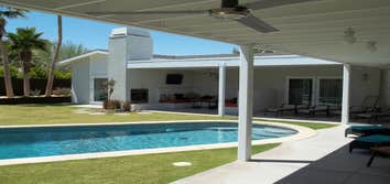 New Mid-Century Modern casita addition