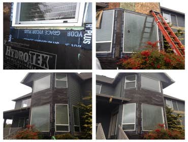 Project photos from Leons Remodeling Llc Water damage repair, hard wood floors,paint, siding
Framing, windows and doors, call for a free estimate
port