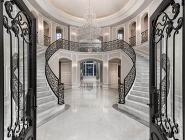 Double Marble Staircase
