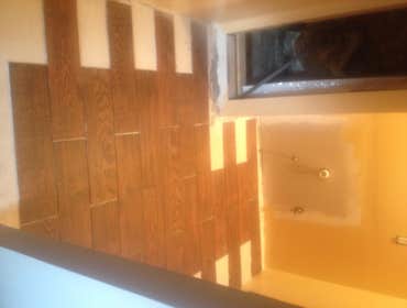 Tile Bathroom Complete Bathroom. Rough in Drainage, plumbing, fixtures, framing, and finish.