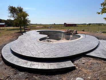 Photos by Gonzales Concrete #1 Stamp concrete