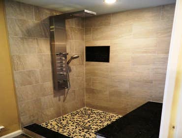 Modern Shower with Body Sprays
