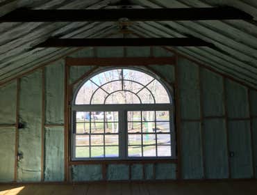 Foam insulation and windows