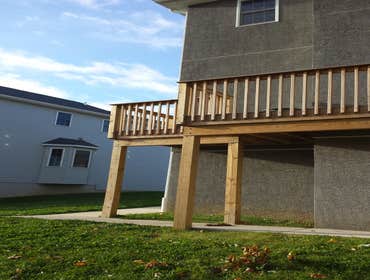 part 1 new deck installation