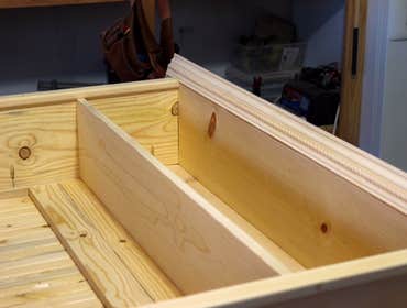 Our Work We take pride in our pieces, whether they are a barn door made of knotty alder wood, or a custom closet that will increase the value of your h
