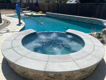Photos by Dl Pools & Spa #1 Pool remodel & landscape done in Tracy, Ca.