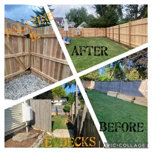 Wood fence