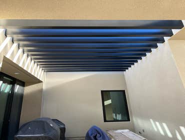 Photos by Builder Sheet Metal 1088446 #11 Galvanized sheet metal covering wood beams