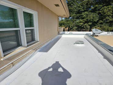 Esparto Re-Roof With Single Ply Remove old TPO roof and install new 80 Ml PVC Roof.