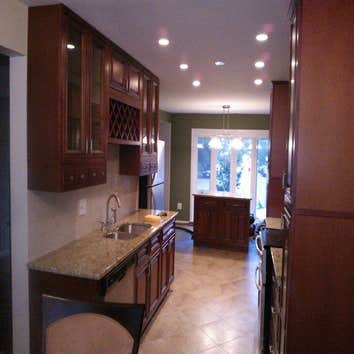 Full Kitchen Renovation Knock the old kitchen and partition wall down with a new design!