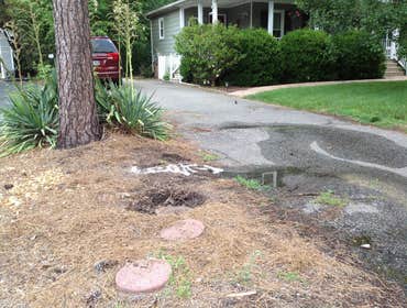 before water line