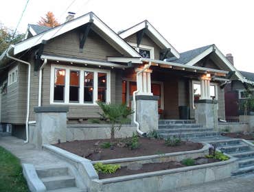 Craftsman Remodel This was a whole house design and remodel featuring a new gourmet kitchen, American Clay walls, custom tile work, a finished basement