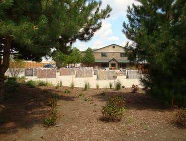AreA Landscape Supply Inc. - Outdoor Displays Outdoor display boards and scenes showcasing our products