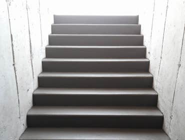 Basement entrance stairs