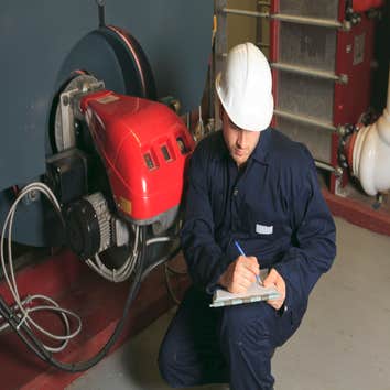 One of our boiler service team