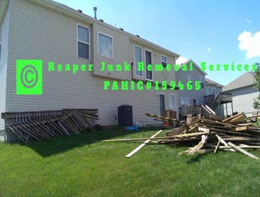 Photos by Reaper Junk Removal Services #7 Porch demo and removal of debris.