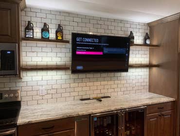 Basement Bar and Kitchen