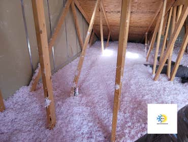 Blown in attics