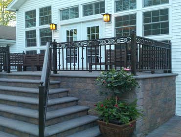 backyard patio pavors