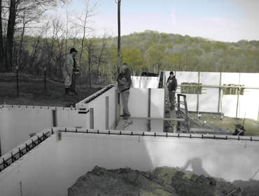 Photos from ICF Installation Associates, LLC The following pictures are taken at various jobs we have done. The first ones are of the basement of an A