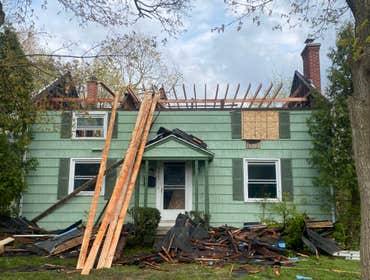 Photos by King Remodeling Corp #1 **Framing**
- The first image shows extensive demolition, suggesting removal of old structural elements, possibly to 