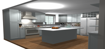3D Rendering Kitchen Remodeling & Design